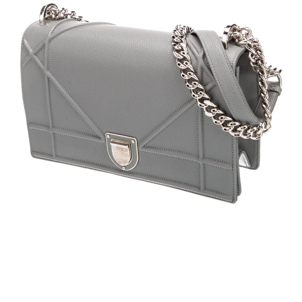 Christian Dior Grained Calfskin Medium Diorama Flap